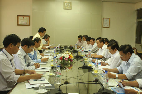 Đoàn công tác Thành uỷ Đà Nẵng làm việc với Đảng bộ Tổng công ty Điện lực miền Trung