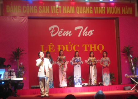 Đêm thơ kỷ niệm 100 năm ngày sinh đồng chí Lê Đức Thọ