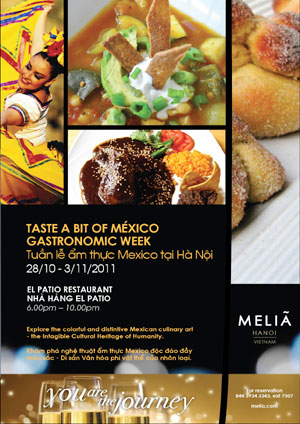 Gastronomic week “A taste of Mexico” in Hanoi
