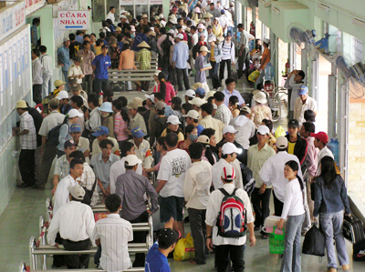 Đảm bảo nhu cầu đi lại của nhân dân dịp Tết Nhâm Thìn 2012