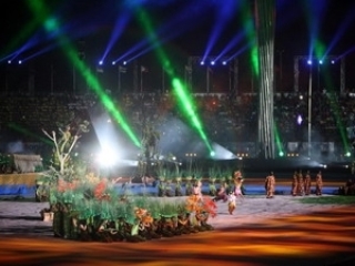 Cérémonie d ouverture des 26es SEA Games un banquet de lumière