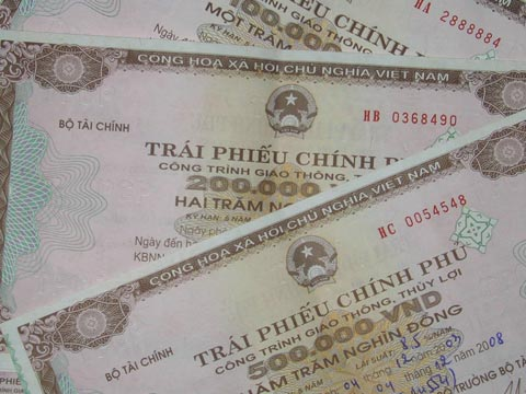 Đấu thầu 2 000 tỷ đồng trái phiếu Chính phủ