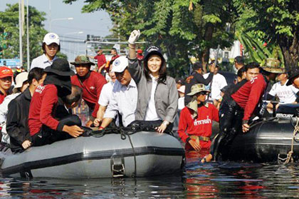 Thaïlande les eaux commencent à se retirer de Bangkok