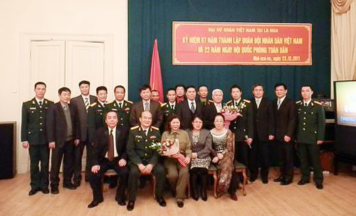 Kỷ niệm ngày Quân đội Nhân dân Việt Nam tại Nga