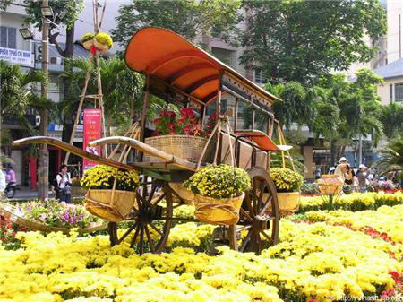 Ho Chi Minh-Ville bientôt le festival des fleurs du Tet du Dragon