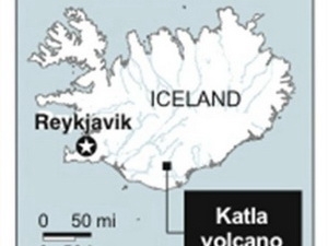 Núi lửa khổng lồ Katla ở Iceland đã thức giấc