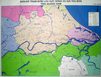 Điều tiết hồ chứa thuỷ điện A Vương giải quyết nhu cầu sử dụng nước hạ du trong mùa hạn