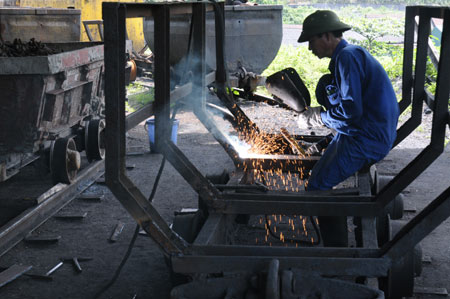 Les mines de charbon de Quang Ninh en début d année