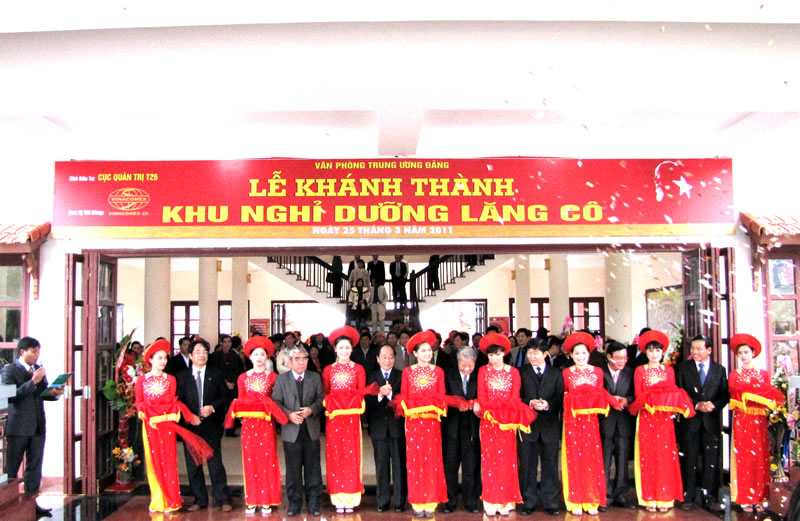 Khánh thành và đưa vào sử dụng Khu nghỉ dưỡng của Trung ương tại Lăng Cô