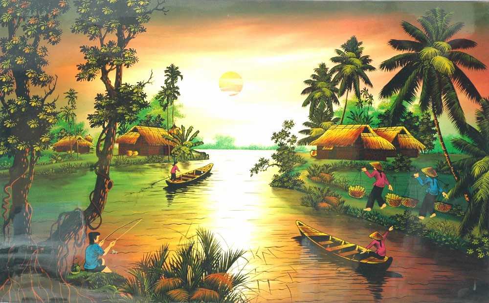 Triển lãm tranh sơn mài Việt Nam tại Bắc Kinh