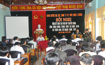 Quảng Nam Triển khai kế hoạch công tác phối hợp truyền thông cộng đồng phòng tránh thiên tai năm 2011