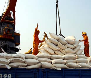 More than 1 million tonnes of rice exported in two months