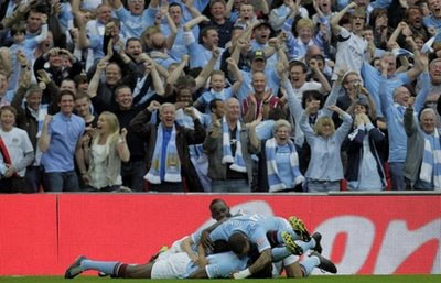 曼城一球胜曼联　挺进足总杯决赛