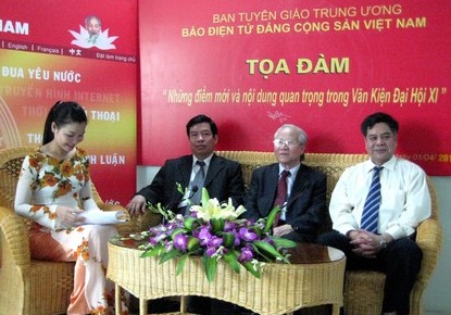 Tọa đàm “Những điểm mới và nội dung quan trọng trong Văn kiện Đại hội XI”