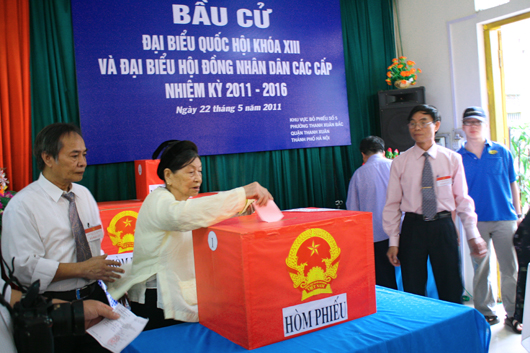 Hà Nội Tưng bừng, nô nức ngày bầu cử