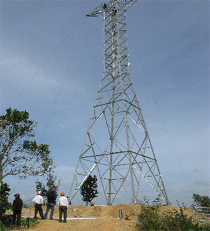 Đường dây 220 KV Buôn Kuôp - Đăk Nông hoà lưới điện quốc gia