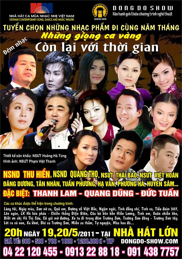 Đêm nhạc đặc biệt “Còn lại với thời gian”