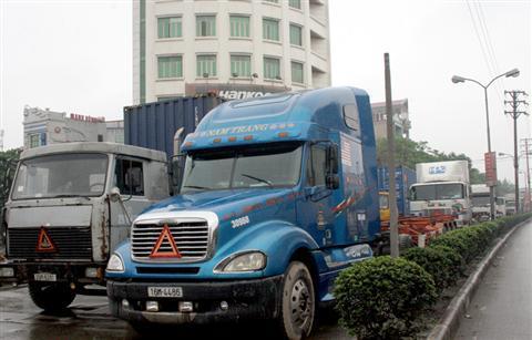 Giao thông ùn tắc tại cảng Hải Phòng