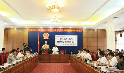 Phiên họp thường kỳ tháng 5, UBND tỉnh