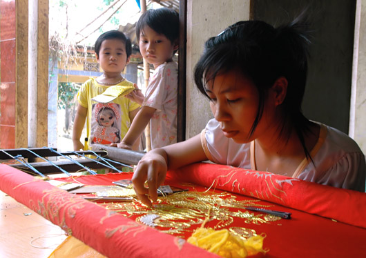 Nét đẹp nghề thêu tay cổ truyền