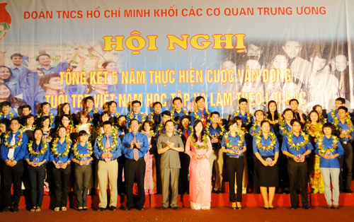 Tuyên dương 80 tập thể, cá nhân thanh niên tiên tiến làm theo lời Bác