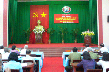 Vĩnh Long Hội nghị cán bộ chủ chốt học tập, quán triệt Nghị quyết Đại hội XI của Đảng