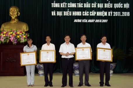 Hưng Yên Tổng kết công tác bầu cử