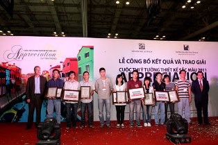 Trao giải cuộc thi kiến trúc “Ý tưởng thiết kế sắc màu” năm 2011