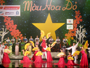 Tối nay 26 7 , sẽ diễn ra Chương trình nghệ thuật “Màu hoa đỏ” lần thứ 4