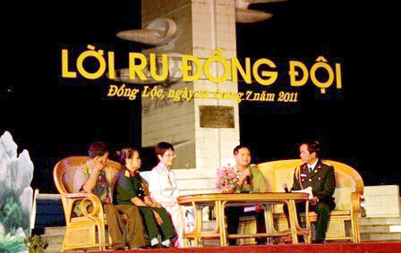 Giao lưu nghệ thuật “Lời ru đồng đội”