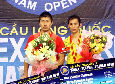 阮进明夺得2011年越南羽毛球公开赛冠军