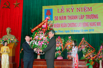 Trường THPT Long Châu Sa Phú Thọ  Đổi mới công tác quản lý, nâng cao chất lượng giáo dục - đào tạo