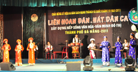 Đà Nẵng Liên hoàn đàn và hát dân ca năm 2011 thành công tốt đẹp