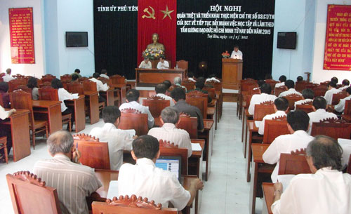 Phú Yên tiếp tục đẩy mạnh việc học tập và làm theo tấm gương đạo đức Hồ Chí Minh