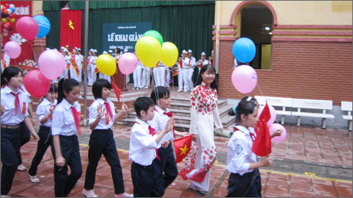 Souvenir inoubliable de la nouvelle année scolaire
