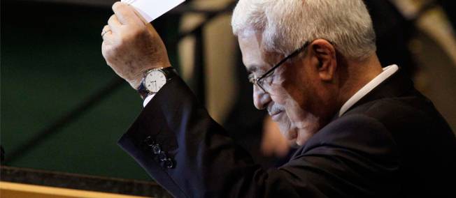 Abbas remet la demande d adhé sion de l État palestinien à l ONU