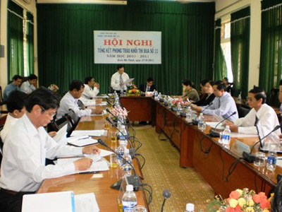 Đắk Lắk Khối thi đua số 11 tổng kết phong trào thi đua năm học 2010-2011