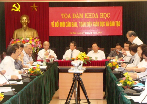 Đổi mới căn bản, toàn diện giáo dục và đào tạo cần được triển khai thống nhất, đồng bộ