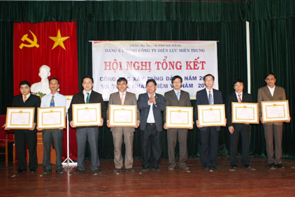 Đảng uỷ Tổng công ty Điện lực miền Trung tổ chức Hội nghị tổng kết công tác xây dựng Đảng