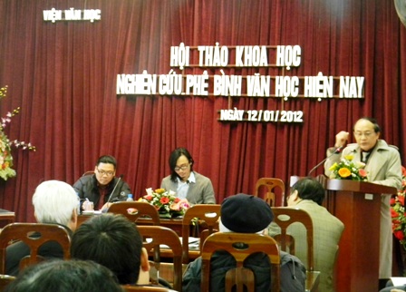 Hội thảo Nghiên cứu - phê bình văn học hiện nay
