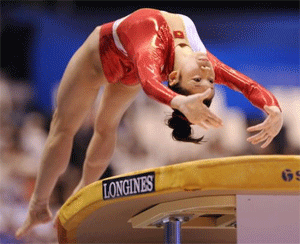 Female gymnast dreams making it to the world top