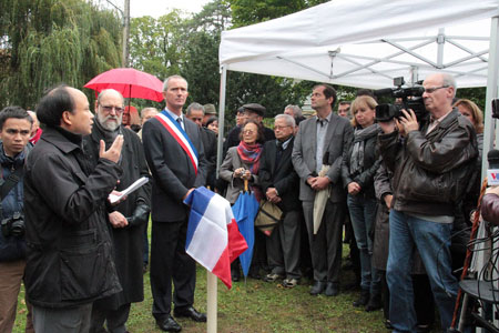 France-Vietnam plaque commémorative pour un vestige historique