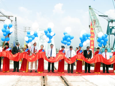 Khánh thành 10 cây cầu Dự án Nâng cao an toàn cầu đường sắt trên tuyến Hà Nội - TP HCM