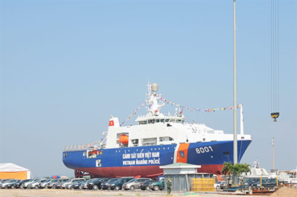 Vietnam Marine Police launch newest patrol vessel
