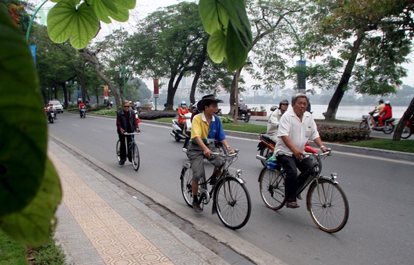 Old bicycles – part of Hanoi’s history, now a popular hobby