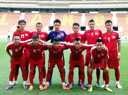 Friendly match U19 Vietnam team loses to UAE