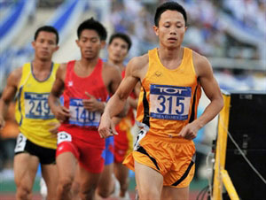 越南田径代表团参加泰国田径公开锦标赛