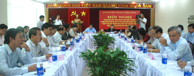 Giao ban các tỉnh, thành duyên hải miền Trung về Học tập và làm theo tấm gương đạo đức Hồ Chí Minh