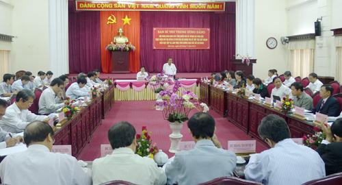 Giao ban các tỉnh miền núi và trung du phía Bắc về thực hiện Chỉ thị 03 của Bộ Chính trị