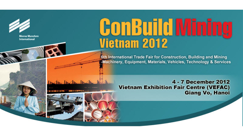 Conbuild Mining Vietnam 2012 to be held in early December